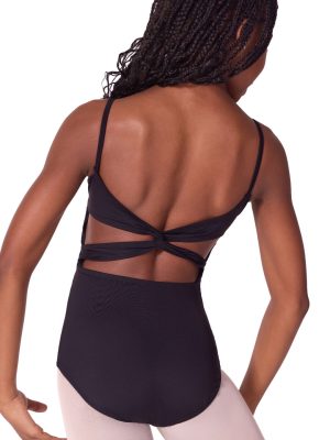 Soft Elegance Camisole Leotard with Twist Back - Tween