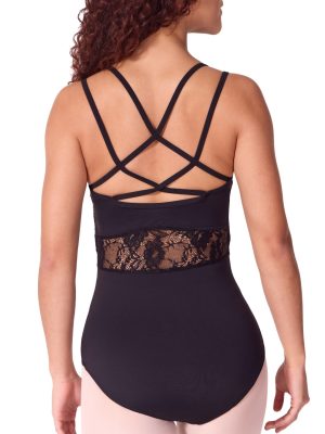 Soft Elegance Lace Camisole Leotard with Bratek