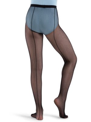 Classic Fishnet Tight w/ Seams - Girls