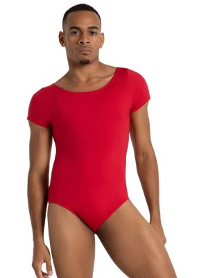 Studio Collection Short Sleeve Leotard - Mens